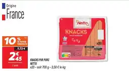 Netto KNACKS PUR PORC NETTO offre