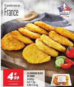 Netto 10 CORDONS BLEUS DE DINDE offre