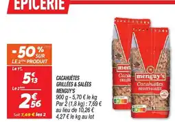 Netto CACAHUÈTES GRILLÉES & SALÉES MENGUY'S offre