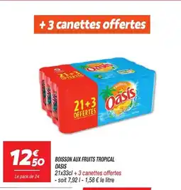 Netto BOISSON AUX FRUITS TROPICAL OASIS offre