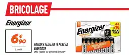Netto PRIMARY ALKALINE 16 PILES AA ENERGIZER offre