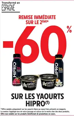 Intermarché Sur les yaourts hipro offre