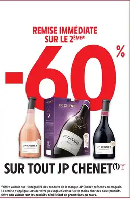 Intermarché Sur tout jp chenet offre