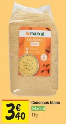 Les Comptoirs de la Bio Markal Couscous blanc offre