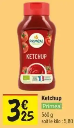 Les Comptoirs de la Bio Priméal Ketchup offre
