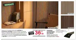 Chretien Matériaux Panneau acoustique décoratif offre