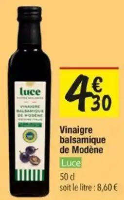 Les Comptoirs de la Bio Luce Vinaigre balsamique de Modène offre