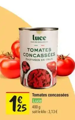 Les Comptoirs de la Bio Luce Tomates concassées offre