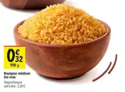Les Comptoirs de la Bio Boulgour médium bio vrac offre