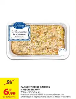 Intermarché Parmentier de saumon maison briau offre