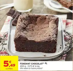Intermarché Fondant chocolat offre
