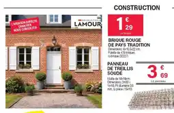 Chretien Matériaux Brique rouge de pays tradition offre