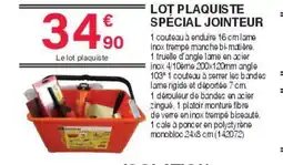 Chretien Matériaux Lot plaquiste special jointeur offre