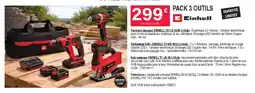 Chretien Matériaux Einhell Pack 3 outils offre
