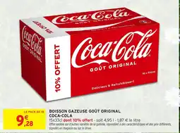 Intermarché Boisson gazeuse goût original coca-cola offre