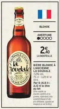 Intermarché Bière Blonde à l'Ancienne 'La Goudale' offre