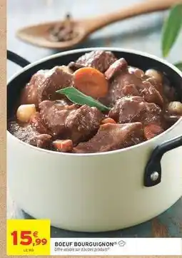 Intermarché Bœuf bourguignon offre