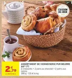Intermarché ASSORTIMENT DE VIENNOISERIE PUR BEURRE offre