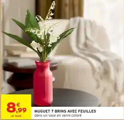 Intermarché Muguet 7 brins avec feuilles offre