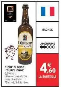 Intermarché BIÈRE BLONDE L'EURÉLIENNE offre