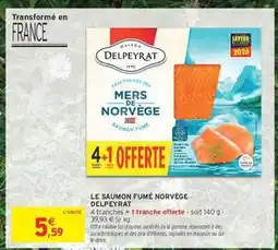 Intermarché LE SAUMON FUMÉ NORVÈGE DELPEYRAT offre