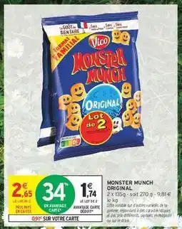 Intermarché Monster Munch original offre