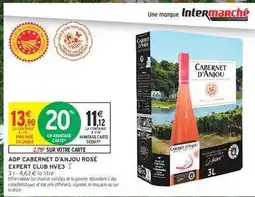 Intermarché AOP CABERNET D'ANJOU ROSÉ EXPERT CLUB HVE3 offre
