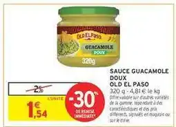 Intermarché SAUCE GUACAMOLE DOUX offre