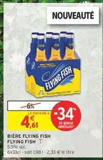 Intermarché Bière FLYING FISH offre