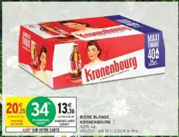 Intermarché Bière Blonde Kronenbourg offre