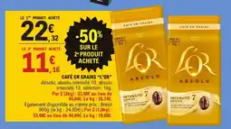 E.Leclerc Café en grains l'or offre