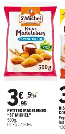 E.Leclerc Petites madeleines st michel offre