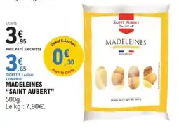 E.Leclerc Madeleines saint aubert offre