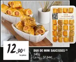 E.Leclerc Duo de mini saucisses offre