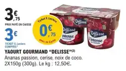 E.Leclerc Yaourt gourmand delisse offre