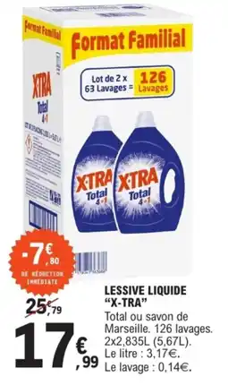 E.Leclerc Lessive liquide x-tra offre