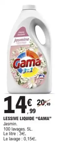 E.Leclerc Lessive liquide gama offre