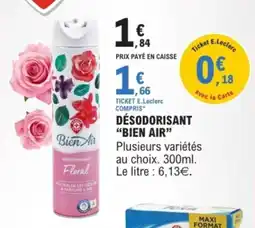 E.Leclerc Désodorisant bien air offre