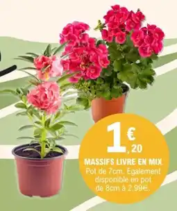 E.Leclerc Massifs livre en mix offre