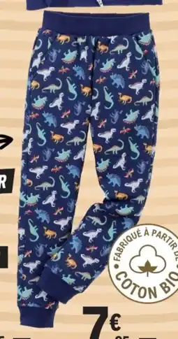 E.Leclerc Pantalon molleton polaire garcon tissaia offre