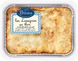 Auchan Sans marque lasagnes au thon maison briau offre