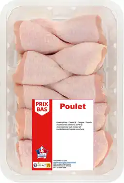 Auchan Prix bas pilons de poulet offre