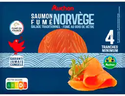 Auchan Auchan saumon fumé de norvège auchan offre