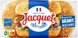 Auchan Jacquet pain burger géant nature jacquet offre