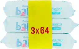 Auchan Auchan baby lingettes à l' eau pure auchan baby offre