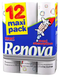 Auchan Renova essuie tout maxi absorption renova offre