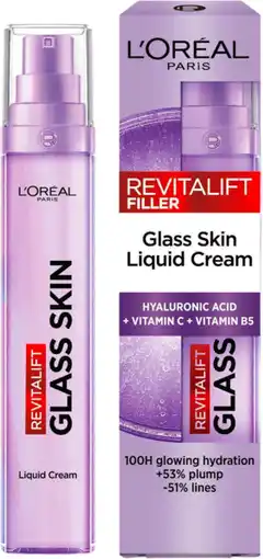 Auchan L oreal crème glass skin revitalift l'oreal offre