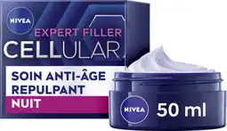 Auchan Nivea soin de nuit expert filler cellular nivea offre