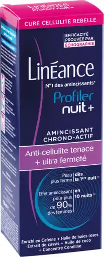 Auchan Lineance crème amincissante nuit anti-cellulite linéance offre
