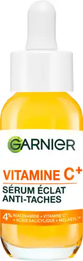 Auchan Garnier sérum éclat anti-tâches brunes skin active garnier offre